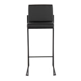 Fuji - Contemporary High Back Barstool Elegant Design