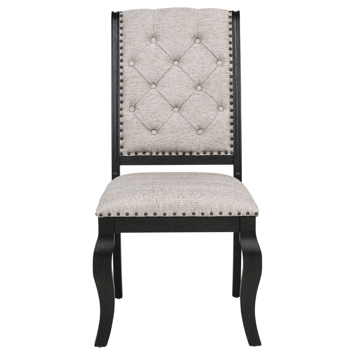 Kinzler - Side Chairs (Set of 2) - Tan / Black