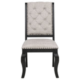Kinzler - Side Chairs (Set of 2) - Tan / Black