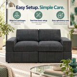 Oversized Modular Loveseat Set