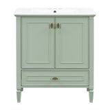 Freestanding Vanity With 1 Drawer & 2 Soft Close Doors With Door Mounted Storage