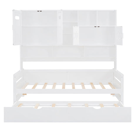 Daybed & All-In-One Cabinet And Shelf