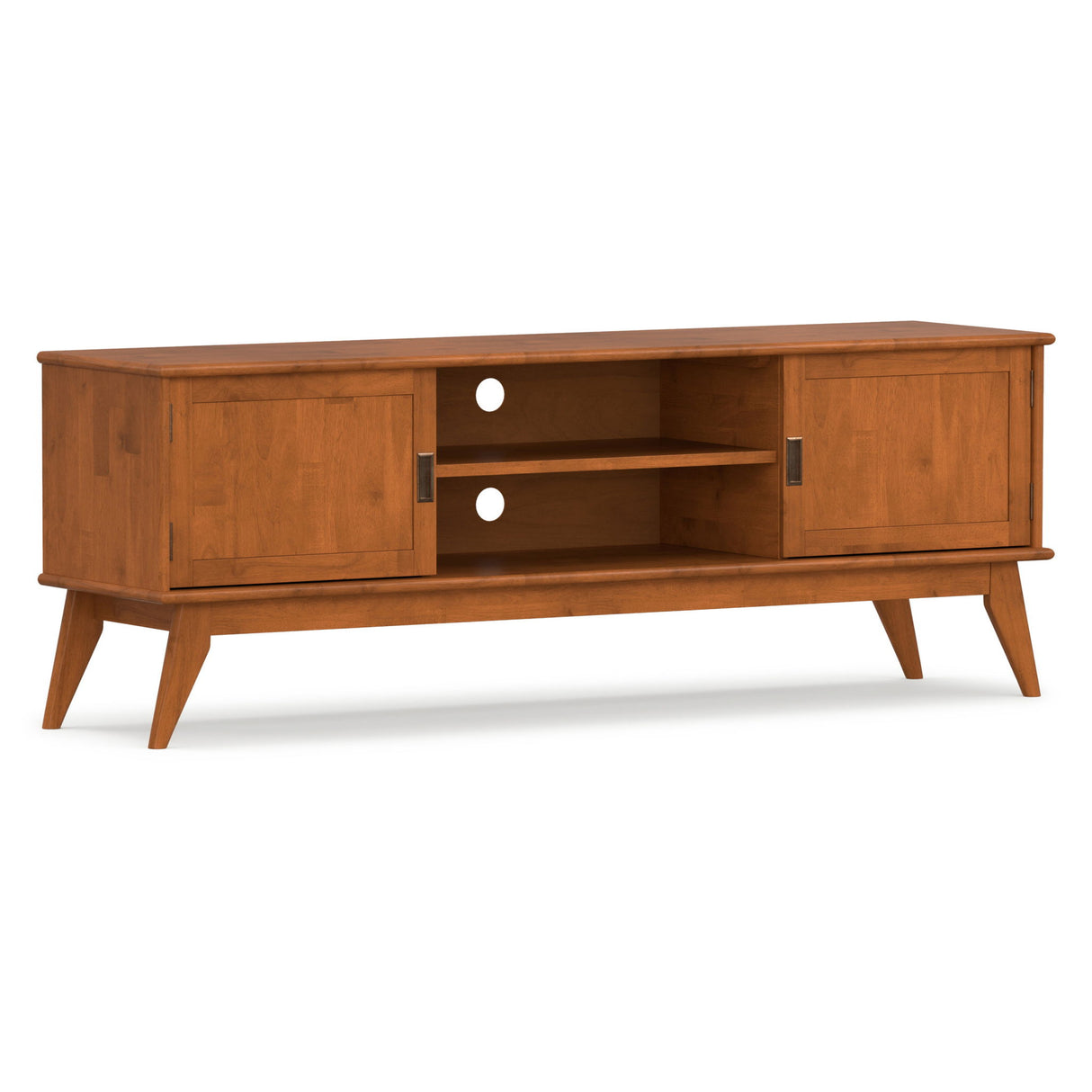 Draper - Handcrafted Mid Century Low TV Media Stand