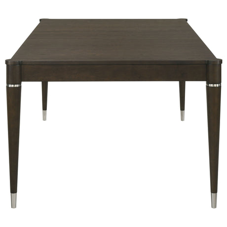 Blakely - 7 Piece Rectangular Dining Set With Extendable Table Upholstered Chairs - Ash Brown
