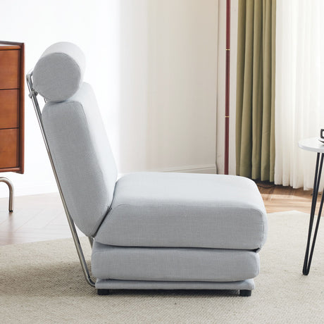 Foldable Single Chair Sofa Bed With Pillow, Easy To Store, Breathable And Wearable