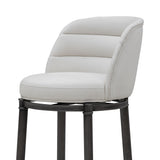 Eunice - Faux Leather Upholstered Swivel Barstool