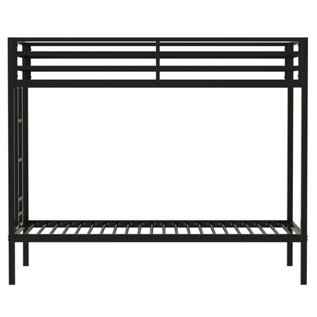 Adam - Twin Over Twin Bunk Bed - Black