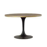 Drummond - Dining Table - Black / Light Brown