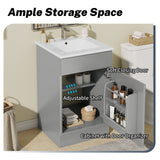Bathroom Vanity With Sink, Cabinet With Adjustable Shelf