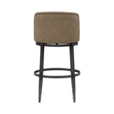 Eunice - Faux Leather Upholstered Swivel Barstool