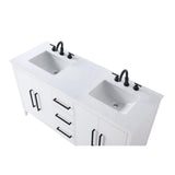 Elegant Lighting Millie Free Standing Vanity Set - White