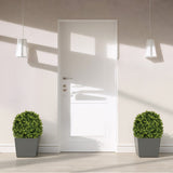 22" Artificial Topiary Boxwood Ball Trees for Outdoor Front Porch, 2pcs/set