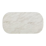 Sylvie - Oval Dining Table With Faux Marble Top