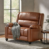Tufted Design Wide Manual Recliner Chair