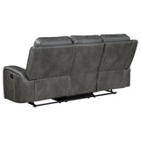 Mckinley - 3 Piece Reclining Sofa Set - Gray