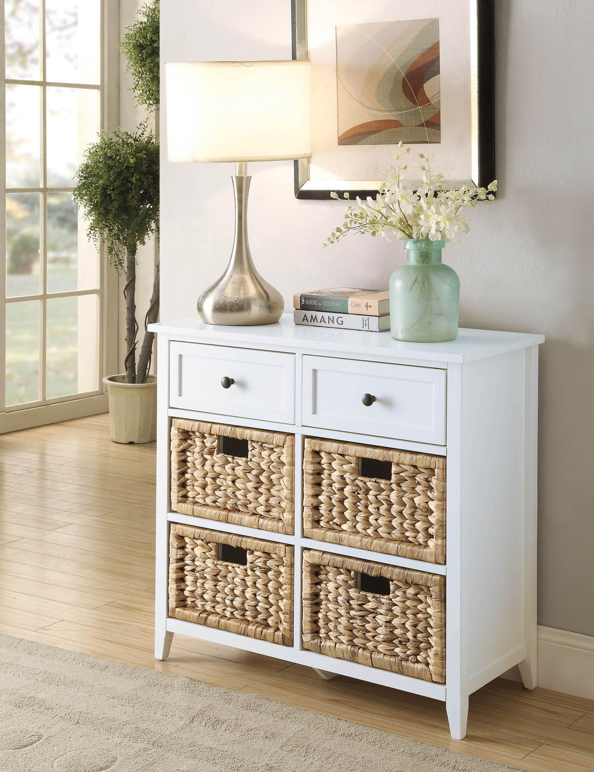 Console Cabinet 6 Drawer 30in x 13in x 28in