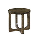 Kerby - Round End Table - Dark Brown
