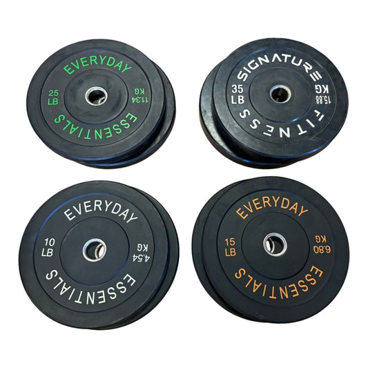 170 LB Olympic Bumper Rubber Weight Set - Alpine Outlets