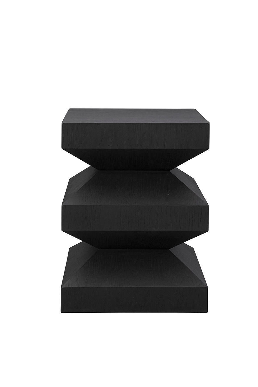 Plato's - End Table - Black