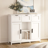 Storage Cabinets, Wooden Floor Cabinet, With Drawers And Shelves Storage Cabinets, Accent Cabinet For Living Room, Bedroom, Bathroom Furniture Home Decor - Sideboards - Alpine Outlets
