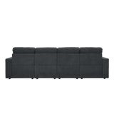 Sectional With 2 Ottomans