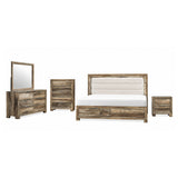 Cllisie - 5 Piece Bedroom Set With Padded Headboard