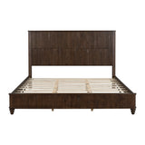 Platform Bed Frame With Tall Headboard