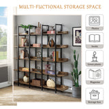 Vintage Industrial 5 Tier Bookcase