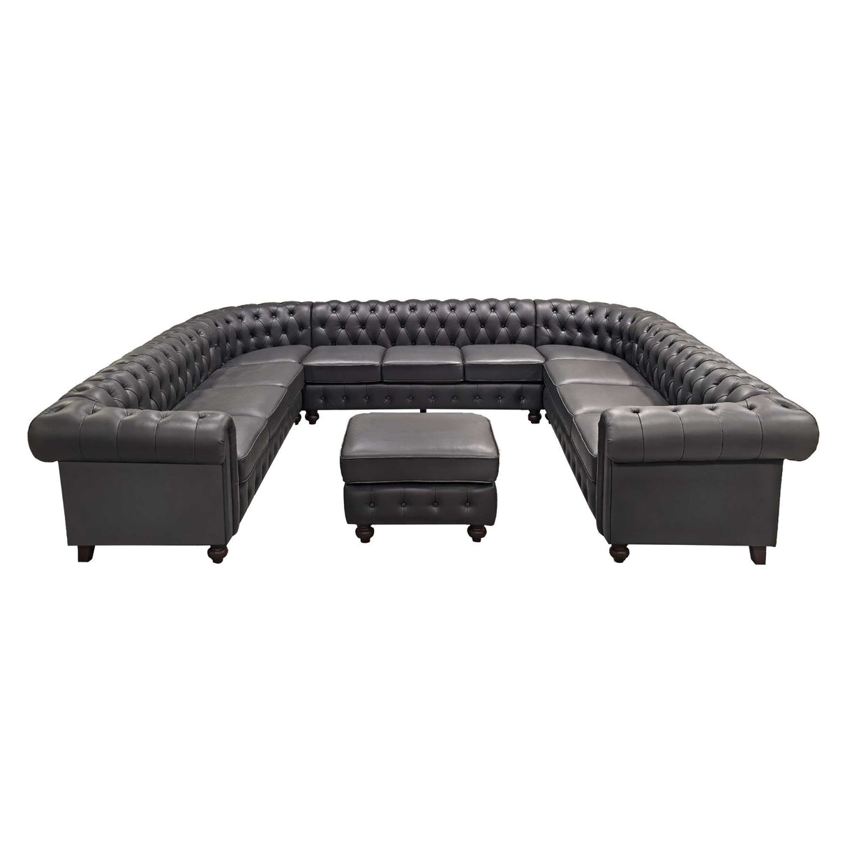 Chesterfield Vintage Style U - Shape Sectional