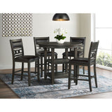 Amherst - Counter Side Chair With PU Cushion (Set of 2) - Gray Finish