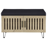 Clackamas - 2 Door Storage Bench With Padded Seat