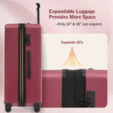 Hardside Luggage Set 5 Piece With Front Opening