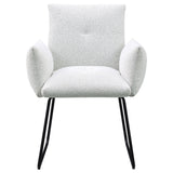 Donica - Upholstered Dining Arm Chair (Set of 2) - Light Gray
