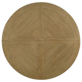 Florence 5-Piece Round Dining Table Set, Rustic Honey