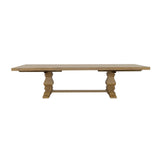 Florence 126-inch Extension Dining Table Rustic Honey