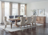 Florence 126-inch Extension Dining Table Rustic Honey