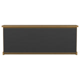 Florence 4-Door Dining Sideboard Buffet Cabinet Rustic Honey