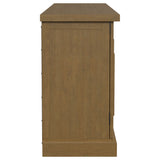 Florence 4-Door Dining Sideboard Buffet Cabinet Rustic Honey