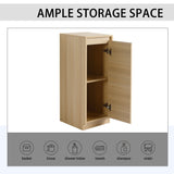Soft Close Door Freestanding Bathroom Vanity With Sink, 1 Small Storage Cabinet