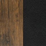 Santana 5-Piece Pub Height Bar Table Set in Weathered Chestnut