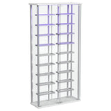 Montara Tempered Glass Wine Cabinet with LED Lighting