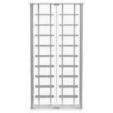 Montara Tempered Glass Wine Cabinet with LED Lighting