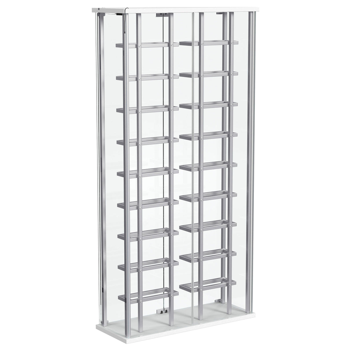 Montara Tempered Glass Wine Cabinet with LED Lighting