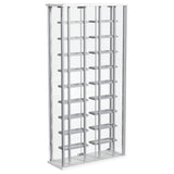 Montara Tempered Glass Wine Cabinet with LED Lighting