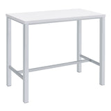 Natividad 5-Piece Pub Height Bar Table Set - White High Gloss