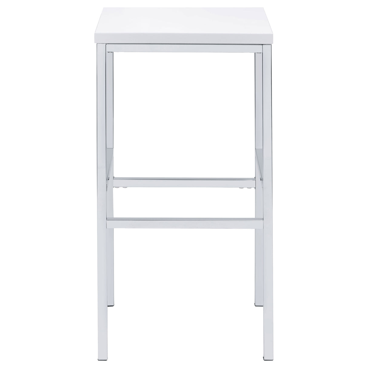Natividad 5-Piece Pub Height Bar Table Set - White High Gloss