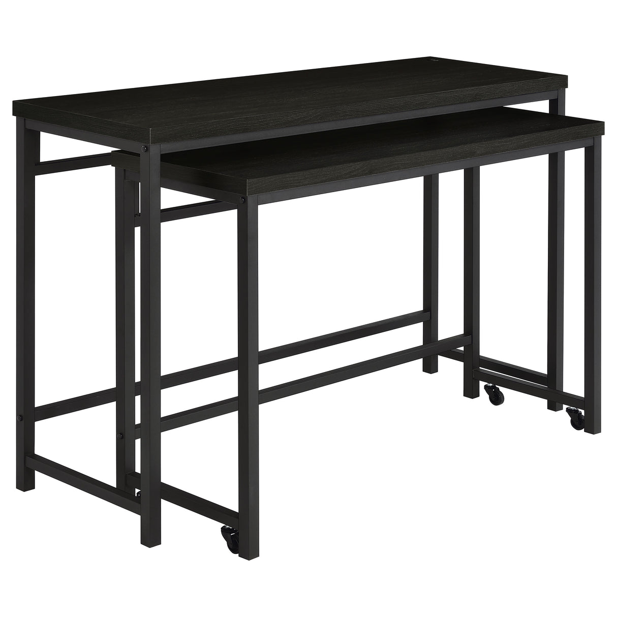 Hawes 4-Piece Counter Height Table Set in Dark Charcoal