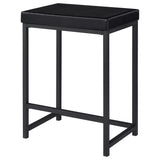 Hawes 4-Piece Counter Height Table Set in Dark Charcoal