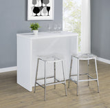 Topanga Engineered Wood Freestanding Home Bar, White