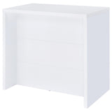 Topanga Engineered Wood Freestanding Home Bar, White